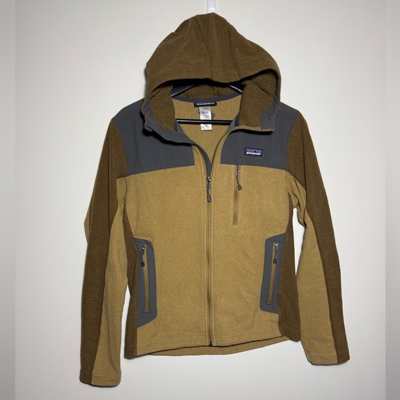 Patagonia Brown and Gray Hooded Jacket size Small - Picture 2 of 10
